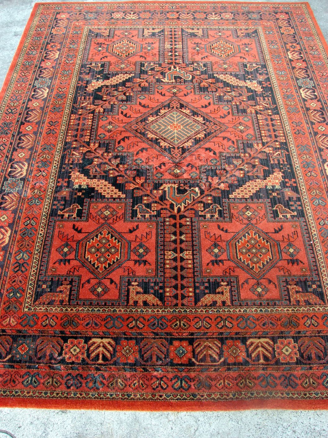 A Large Belgium by Louis De Poortere Mossoul Rug - Theodore Bruce | Find Lots Online