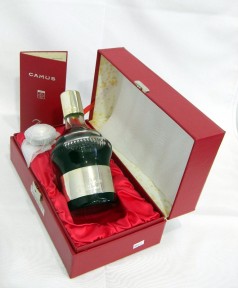 A 700 ml bottle of Cognac Camus by Baccarat. Decanted in 1985 