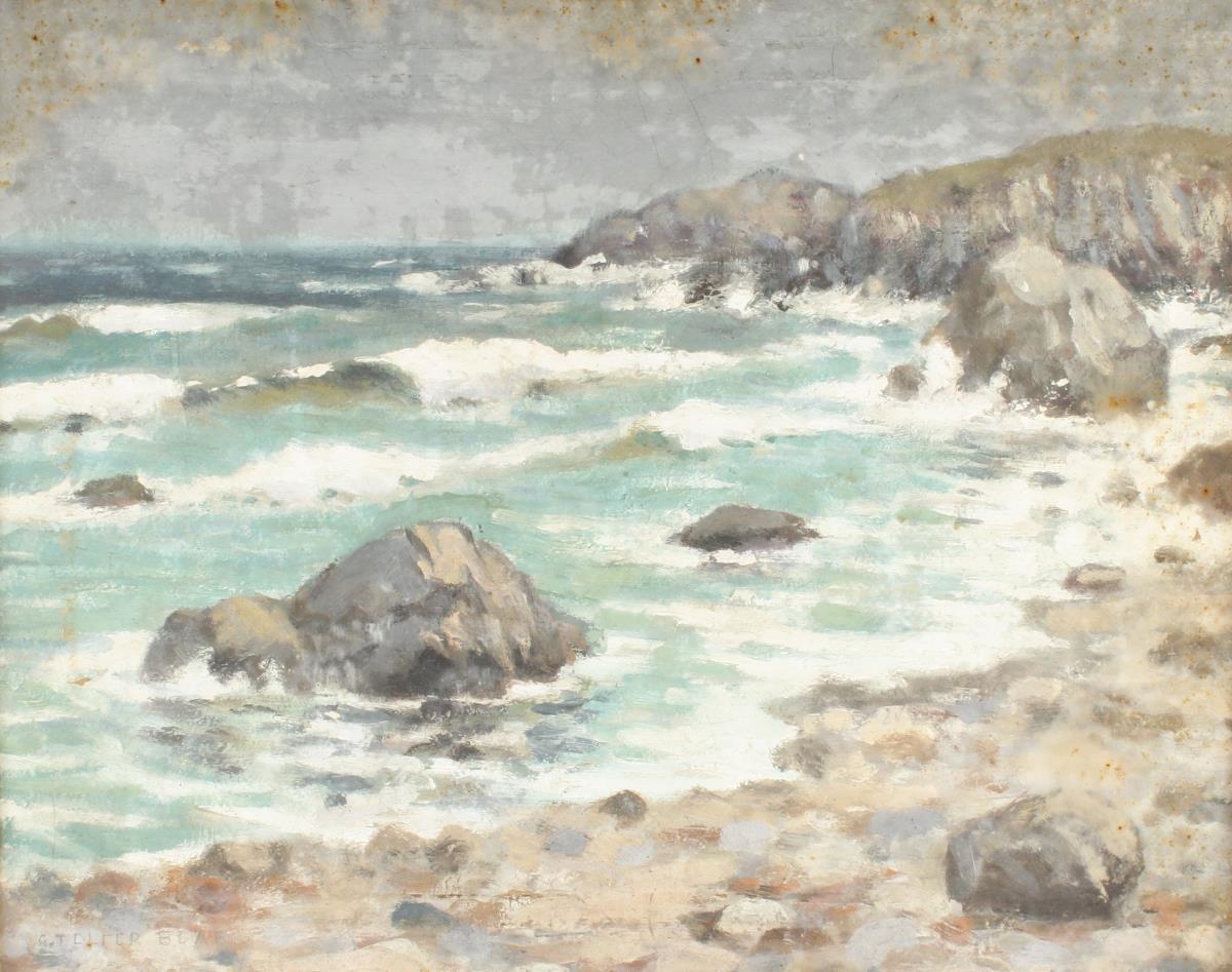 George Telfer Bear - Coastal Scene - Aalders Auctions | Find Lots Online