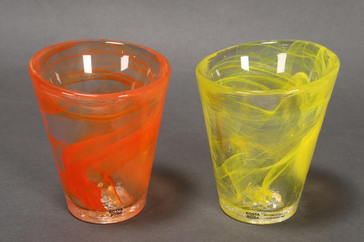 Pair of Kosta Boda Art Glass Vases - Aalders Auctions | Find Lots Online