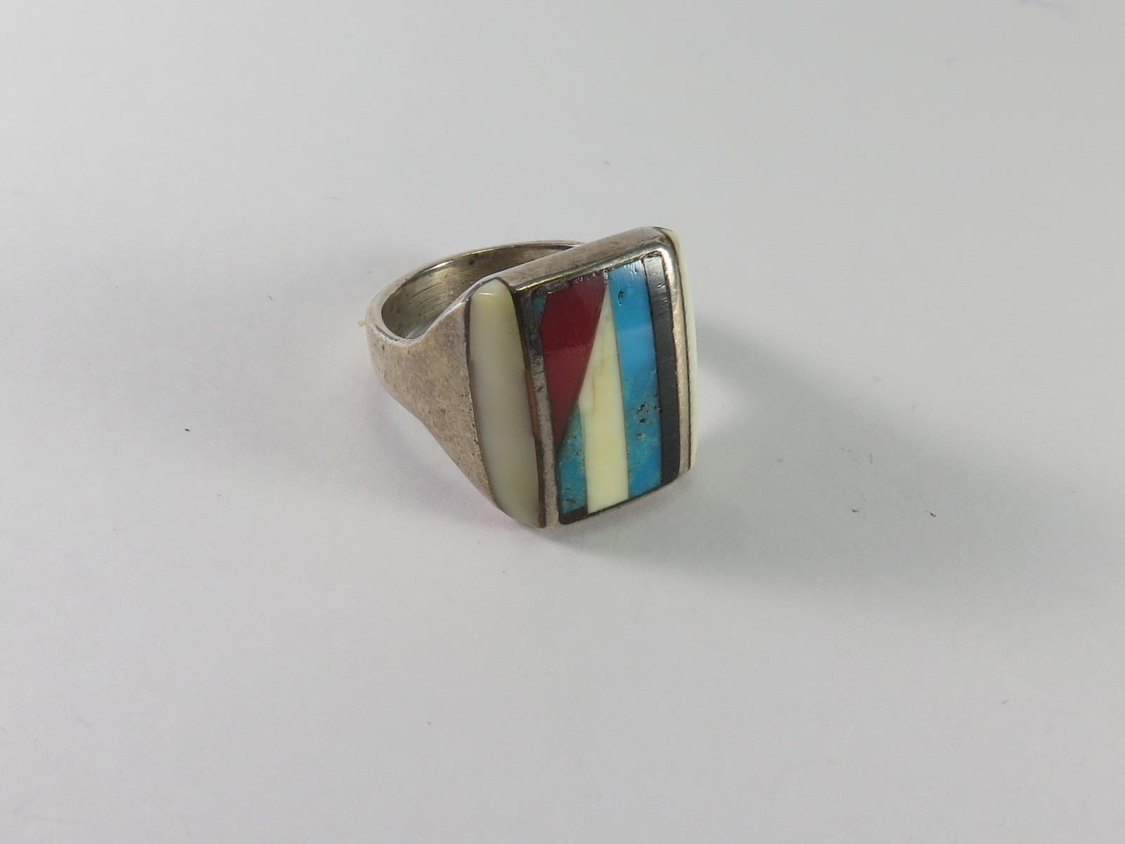 An Intarsia And Silver Ring Aba Associates Find Lots Online