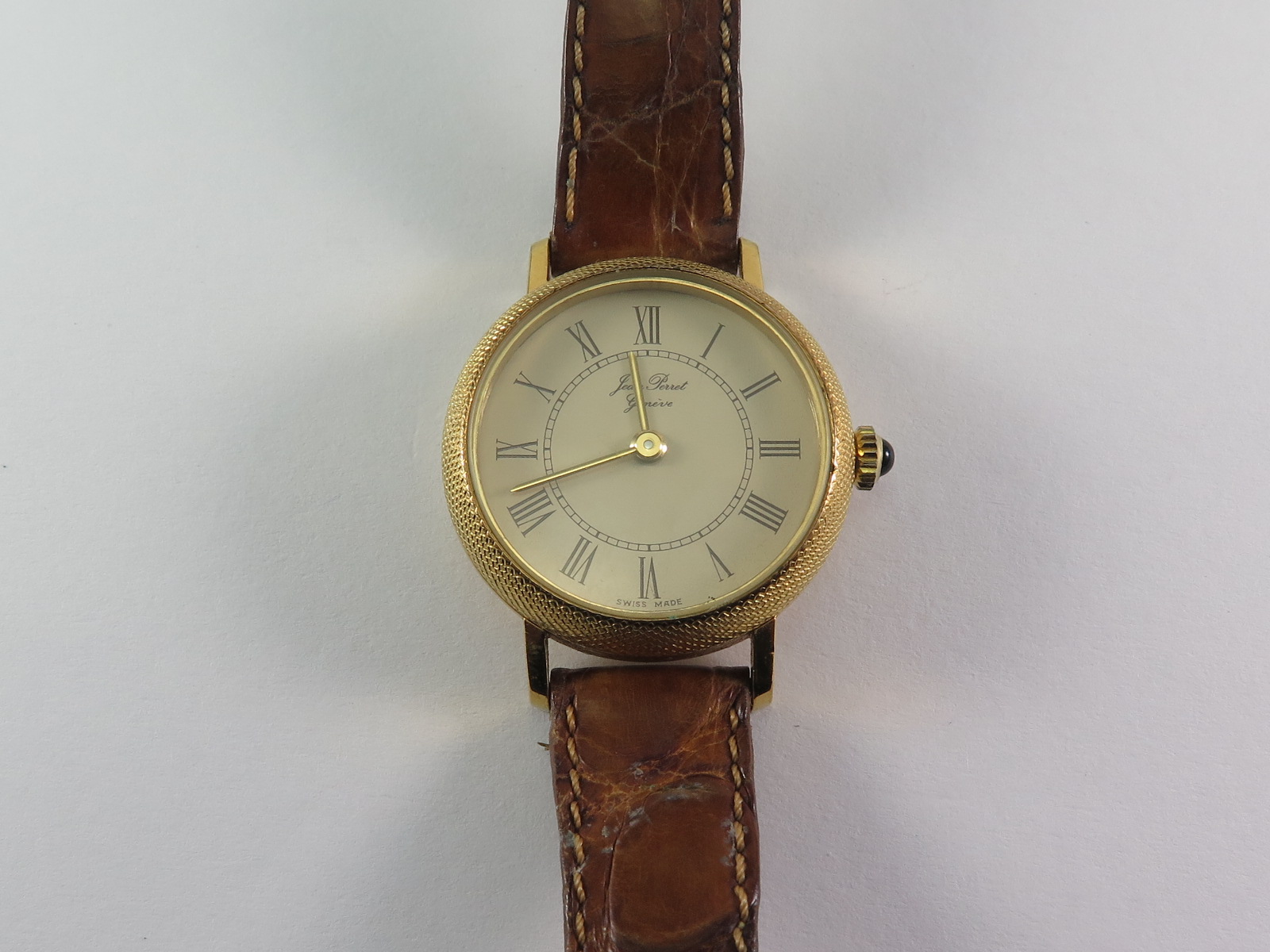 A Jean Perret Gold-Plated Wrist-Watch - ABA Associates | Find Lots Online