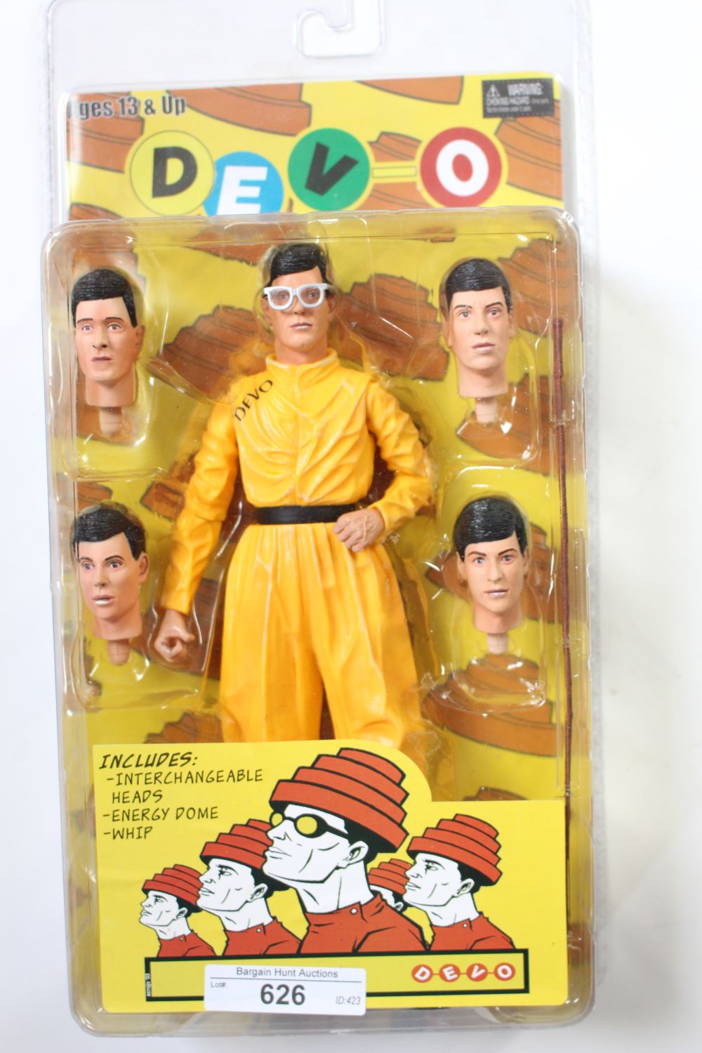 Devo figure with five interchangeable heads - Bargain Hunt Auctions ...