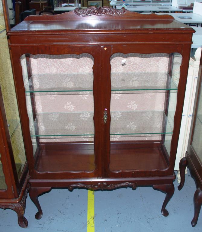 Queen Anne Style China Display Cabinet Barsby Auctions Find