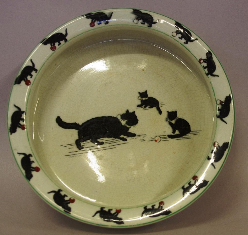 Grimwades 'Black Cats' Nursery Ware baby plate - Barsby Auctions | Find ...