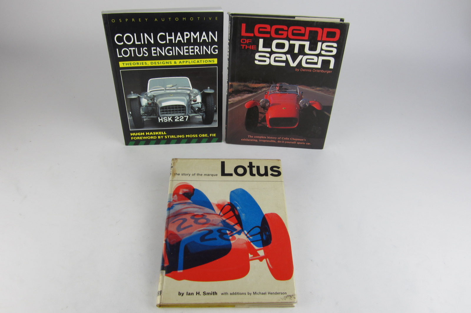 LOTUS: Group of books detailing Lotus history - Donington Auctions
