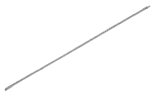 A Diamond Line Bracelet - Leonard Joel | Find Lots Online