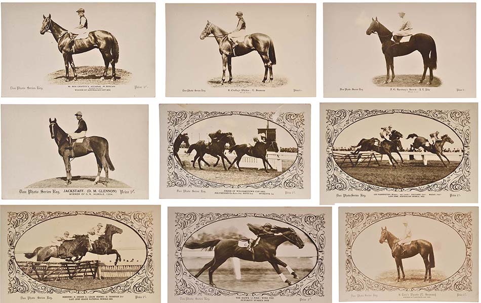 Sixteen Horse Racing Postcards - Leonard Joel | Find Lots Online