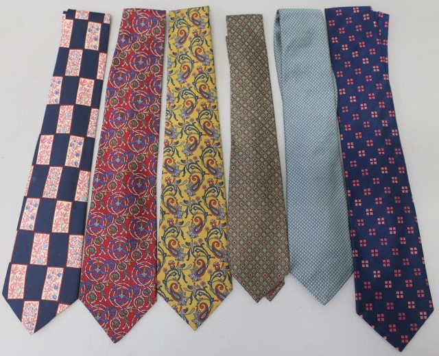 Six men's silk ties from Victoria & Albert museum - Lugosi Auctioneers ...