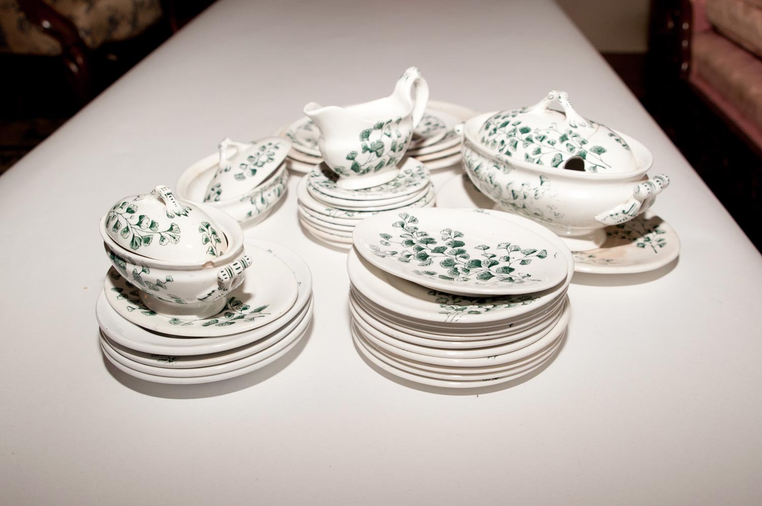 a-collection-of-miniature-dinner-service-mossgreen-find-lots-online