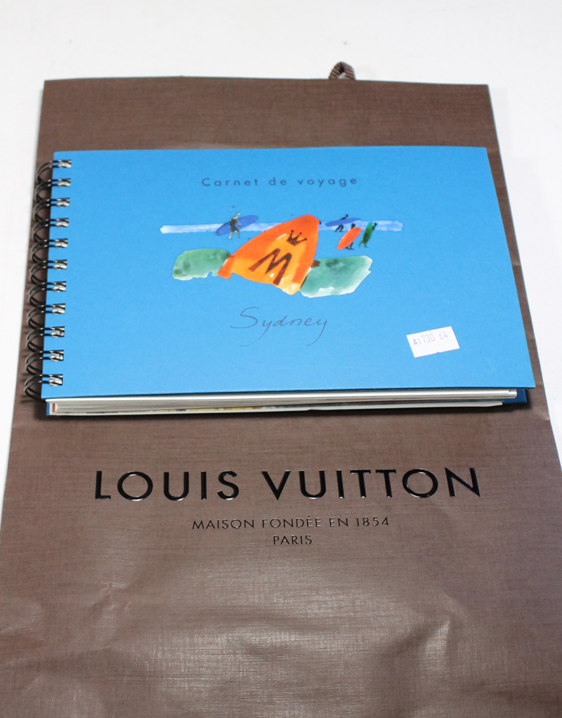 Sold at Auction: Louis Vuitton, LOUIS VUITTON, MUMBAI CARNET de VOYAGE  SKETCH BOOK, BOXED