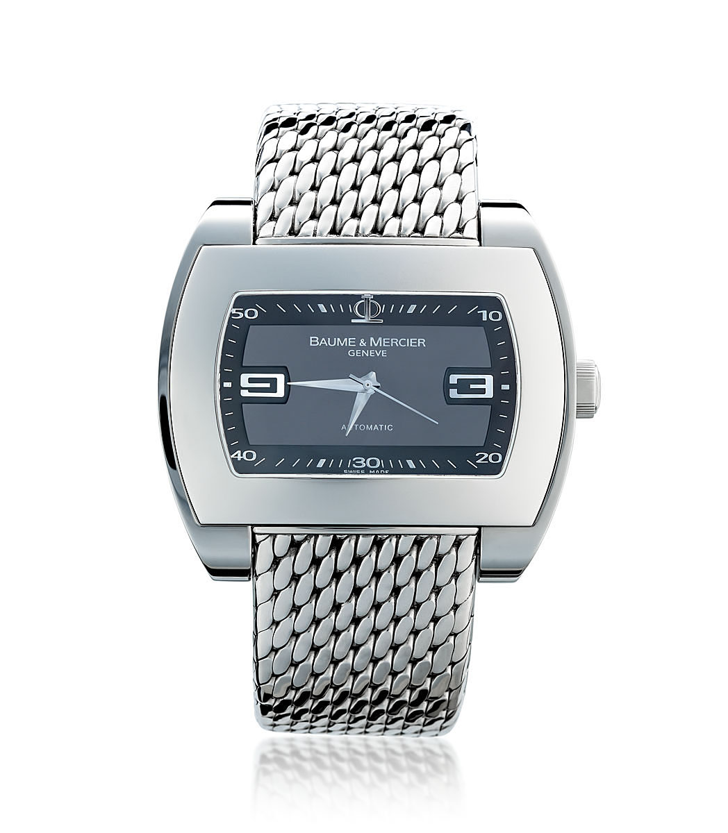 Baume Mercier Hampton City ref 65402 A stainless steel tonneau