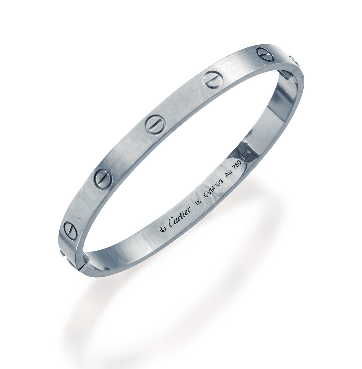 18ct white gold 'Love' bangle, Cartier - Sotheby's Australia | Find ...