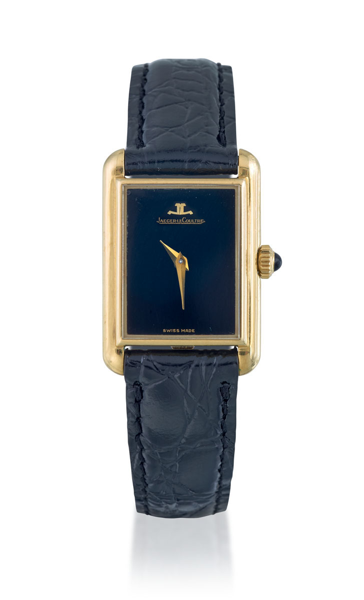 Jaeger LeCoultre ref 6128 21 An 18ct gold wristwatch circa 1980