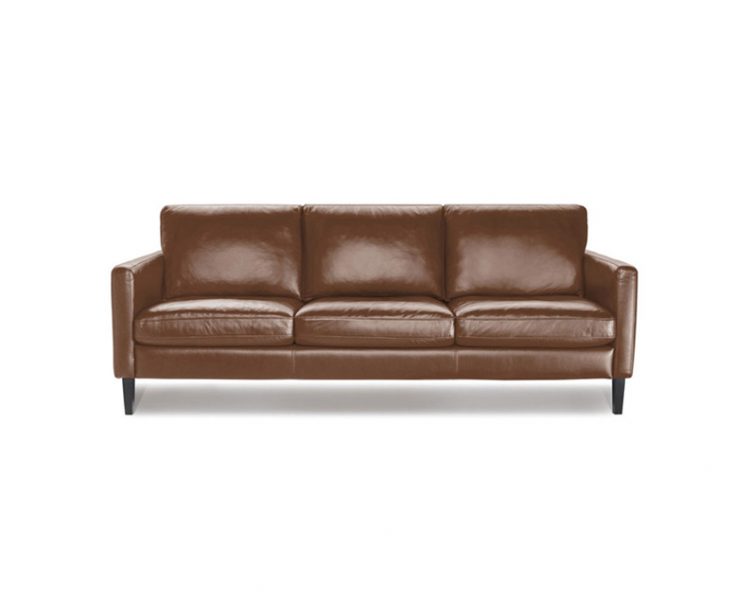 bay leather republic apartment sofa