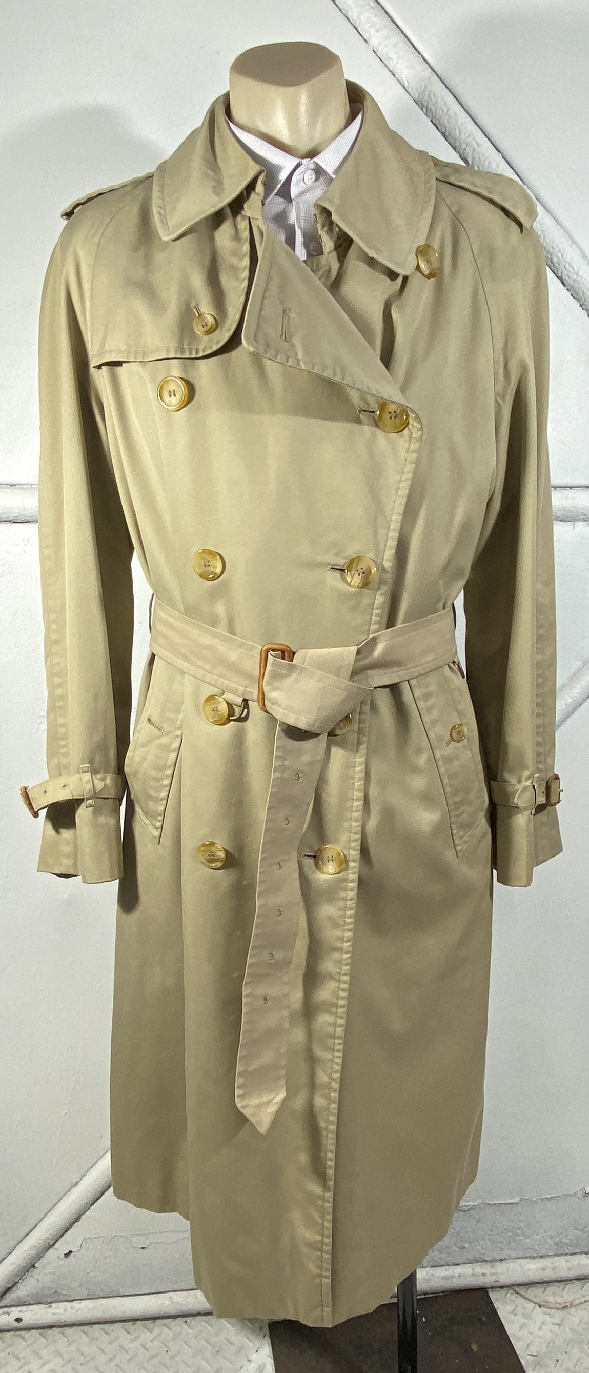 Burberrys', London: Gentleman's Camel Double Breasted Trench Coat ...
